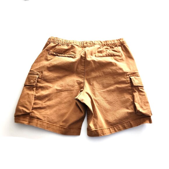 Old Navy caramel brown cotton cargo shorts - Picture 2 of 10